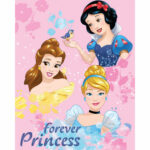 Disney Princess Fleece Βελουτέ Κουβέρτα 50620