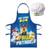 Paw Patrol Σετ 2τμχ. Παιδική Ποδιά Μαγειρικής και Σκούφος Chef