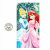 Disney Princesses Βαμβακερή Βελουτέ Πετσέτα Θαλάσσης - Μπάνιου
