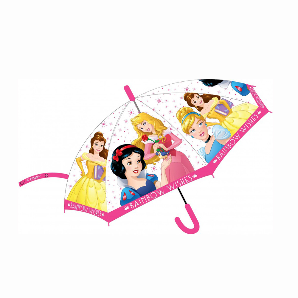 Disney Princesses Ημι-αυτόματη Παιδική Ομπρέλα 68εκ.