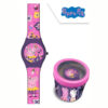 Peppa Pig Παιδικό Ρολόι Χειρός σε Μεταλλικό Κουτί Δώρου