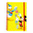 Disney Mickey Mouse Τετράδιο Σπιράλ Με Λάστιχο, 60 φύλλων Α5