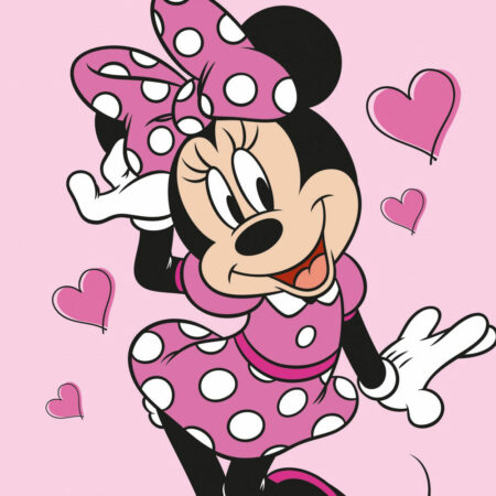 Disney Minnie Mouse Μαγική Βαμβακερή Πετσέτα Χεριών 50542
