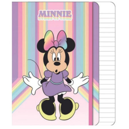 Disney Minnie Mouse Σημειωματάριο Α5 με λάστιχο, 80 φύλλων