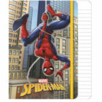 Spider-Man Σημειωματάριο Α5 με λάστιχο, 80 φύλλων