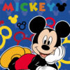 Disney Mickey Mouse Μαγική Βαμβακερή Πετσέτα Χεριών 51718