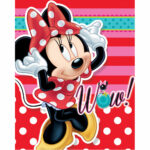 Disney Minnie Fleece Βελουτέ Κουβέρτα 50547