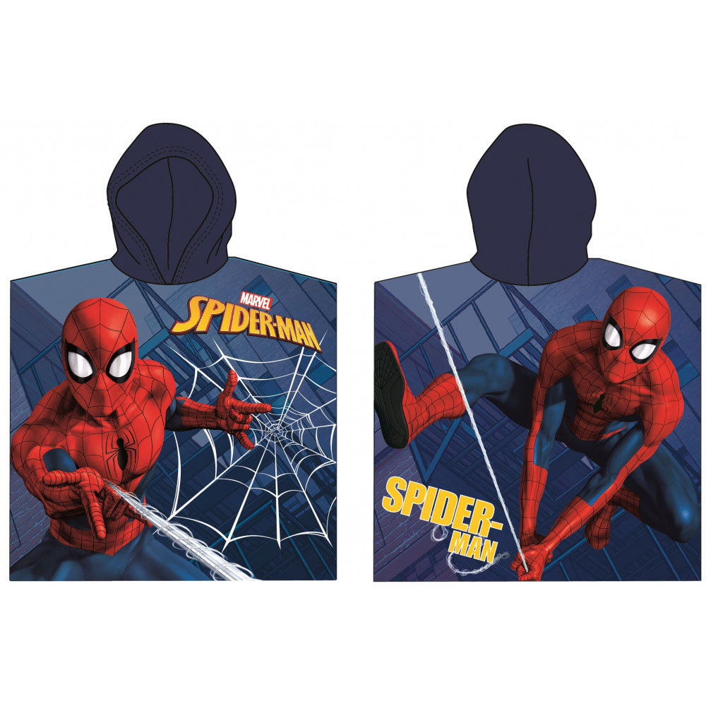 Marvel Spider-Man Βαμβακερό Πόντσο-Μπουρνούζι 51433